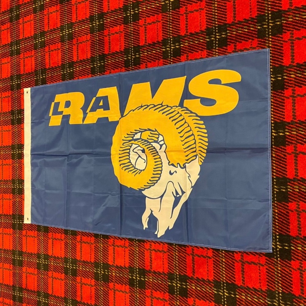 Brand new Los Angeles Rams banner flag